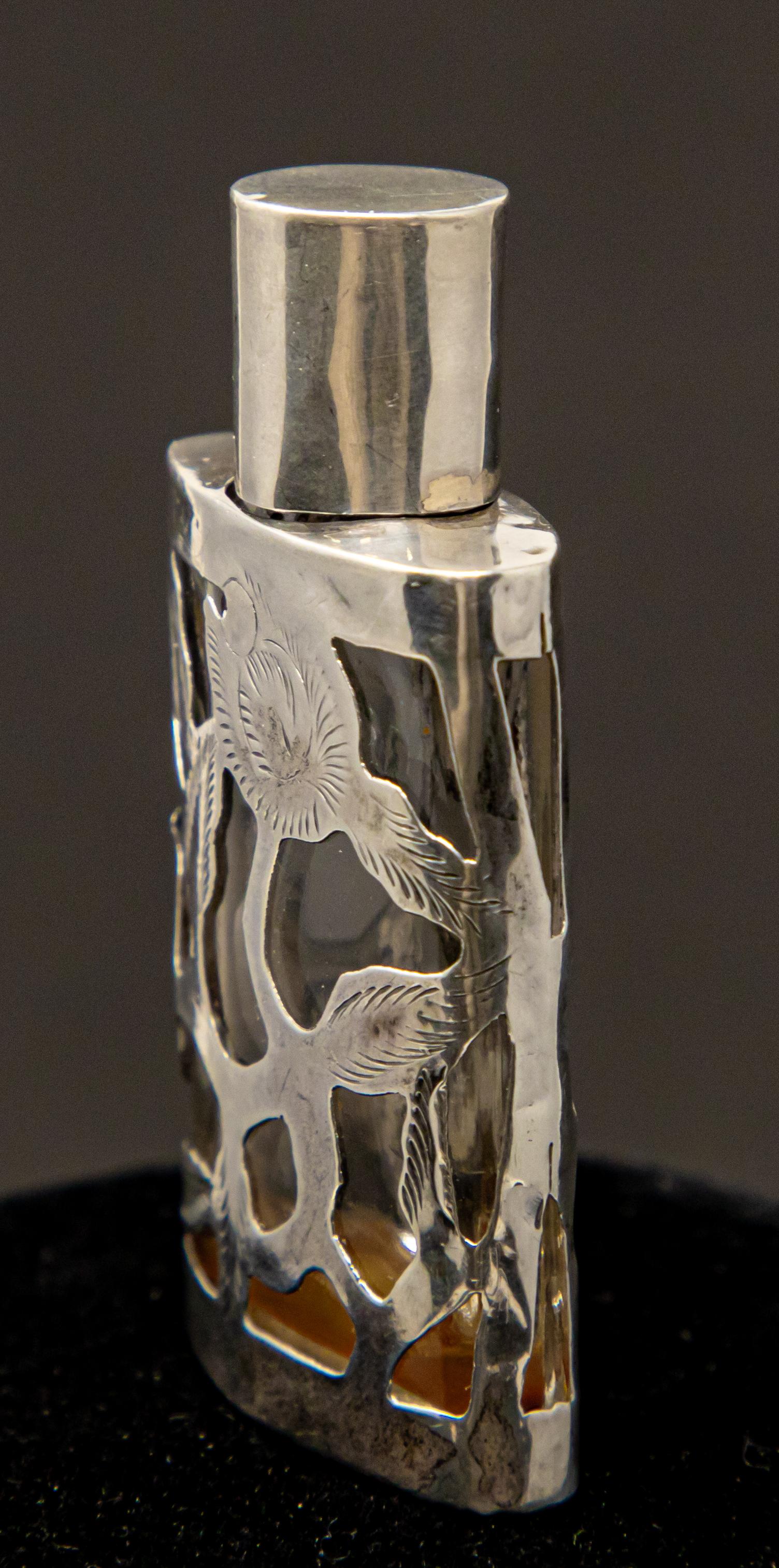 sterling silver perfume bottle