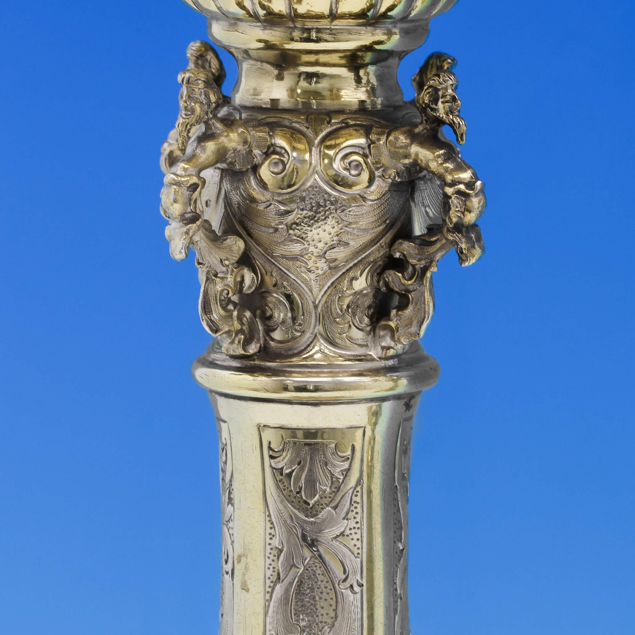 vintage sterling silver candelabra