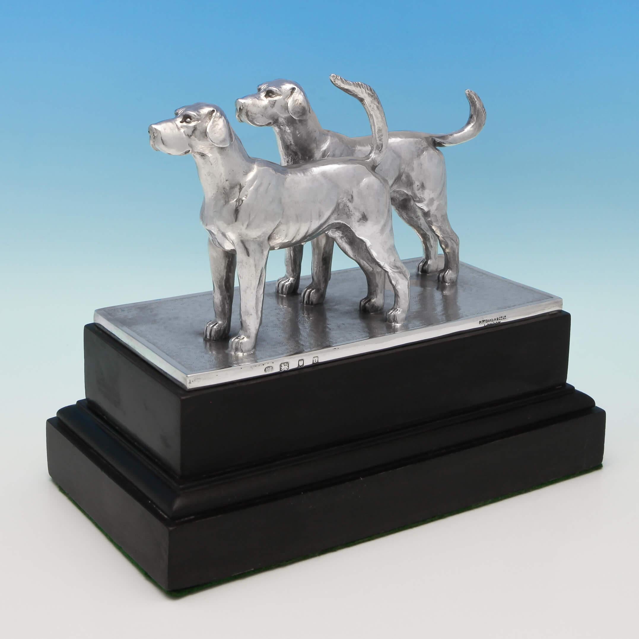 silver hound dog