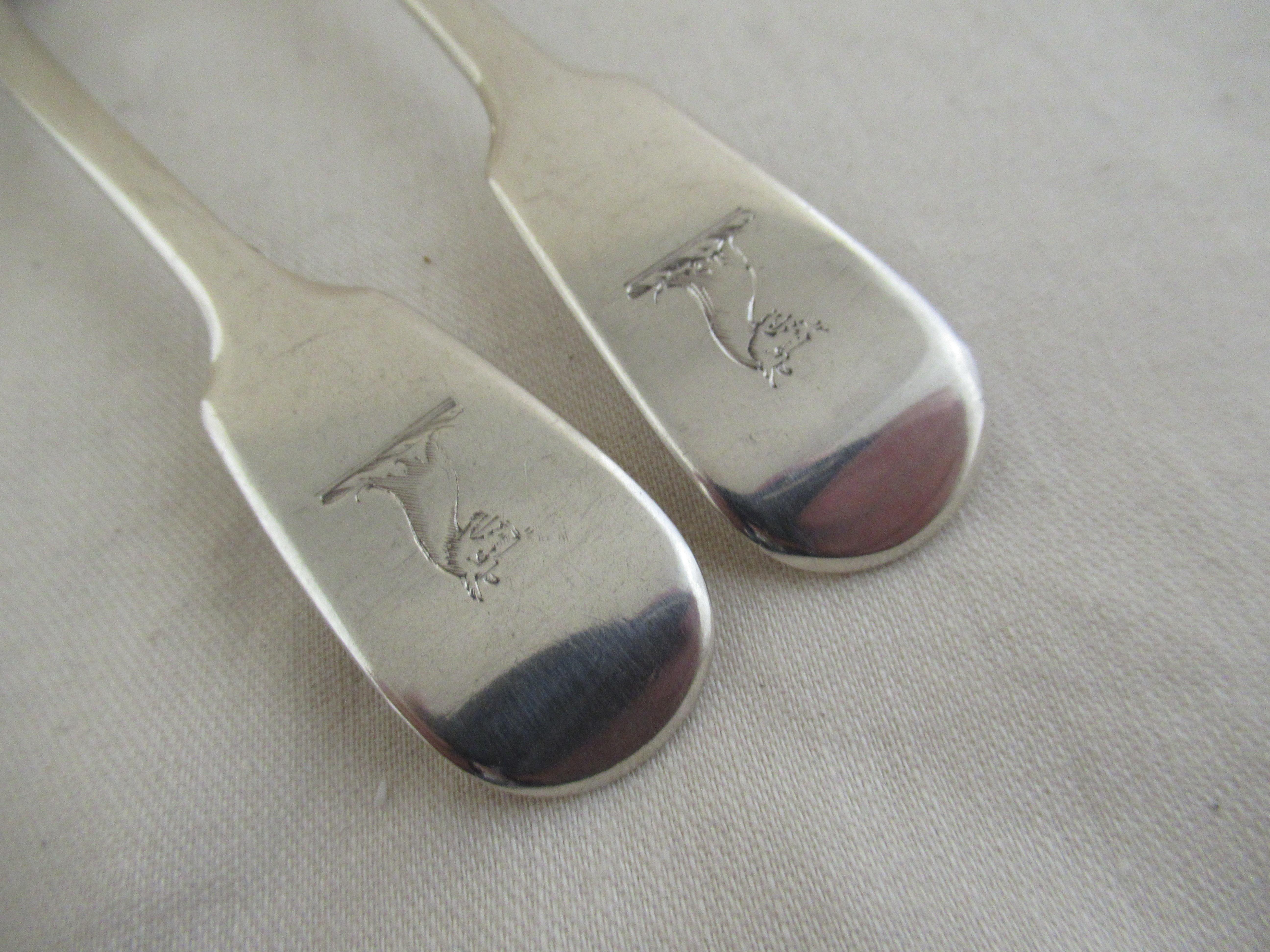 antique silver spoons hallmarks