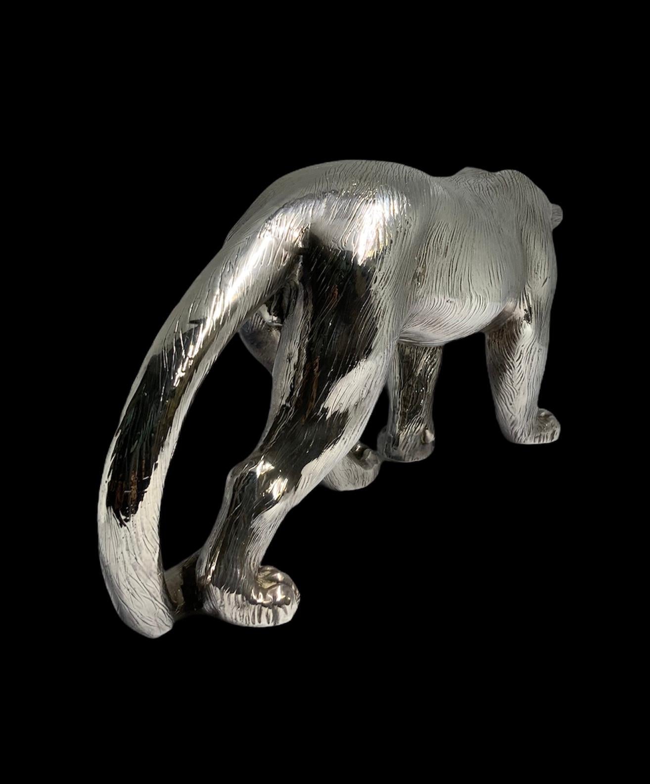 Sterling Silver Pair of Panthers 11