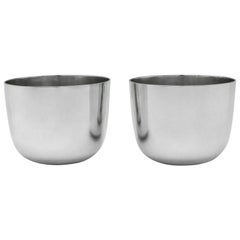 Sterling Silver Pair of Tumbler Cups