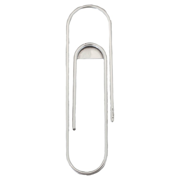 Sterling Silver Paper Clip For Sale at 1stDibs
