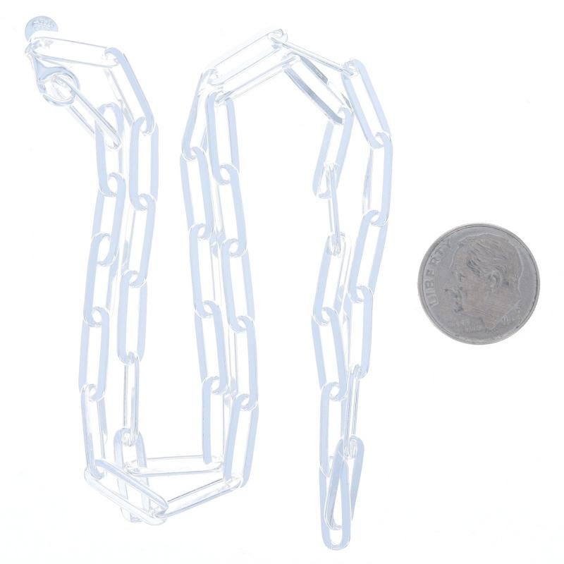 Collana a forma di graffetta in argento 925 - 925 Italia in vendita 1