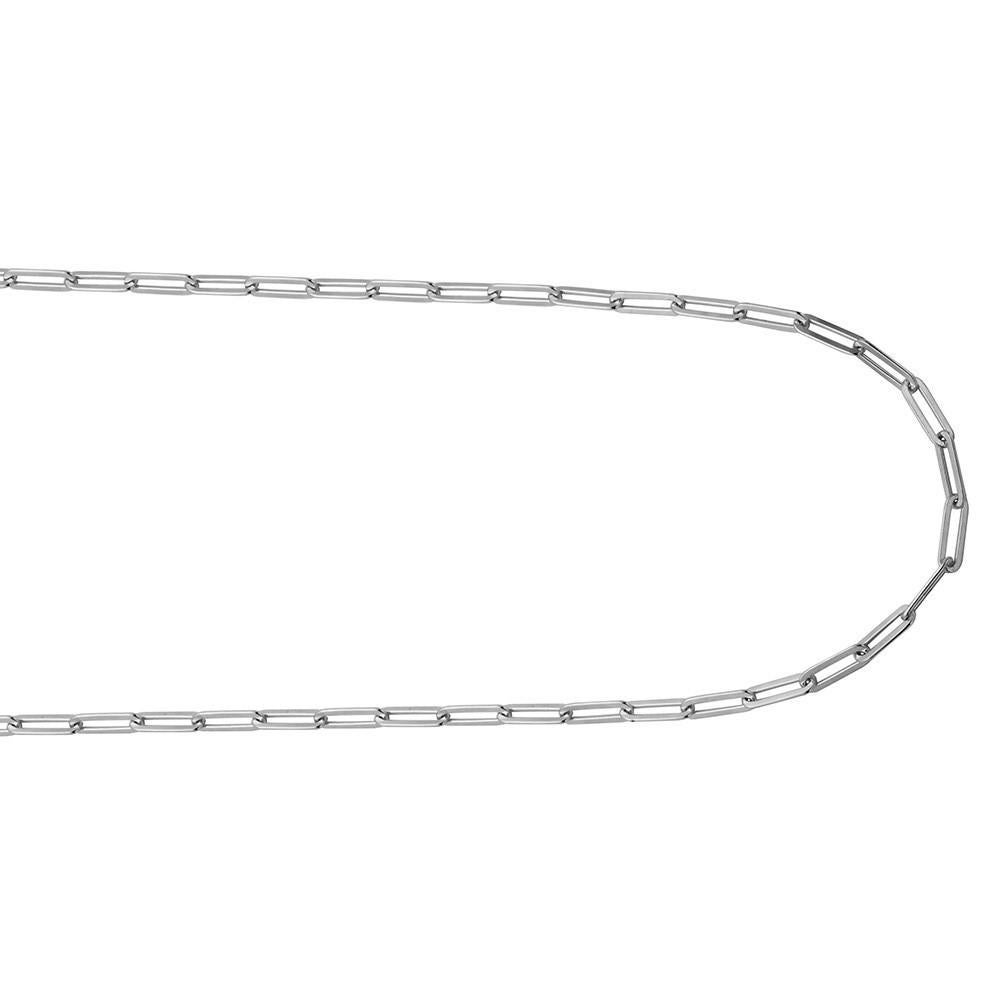 Women's Sterling Silver Paperclip Necklace (5mm), 36