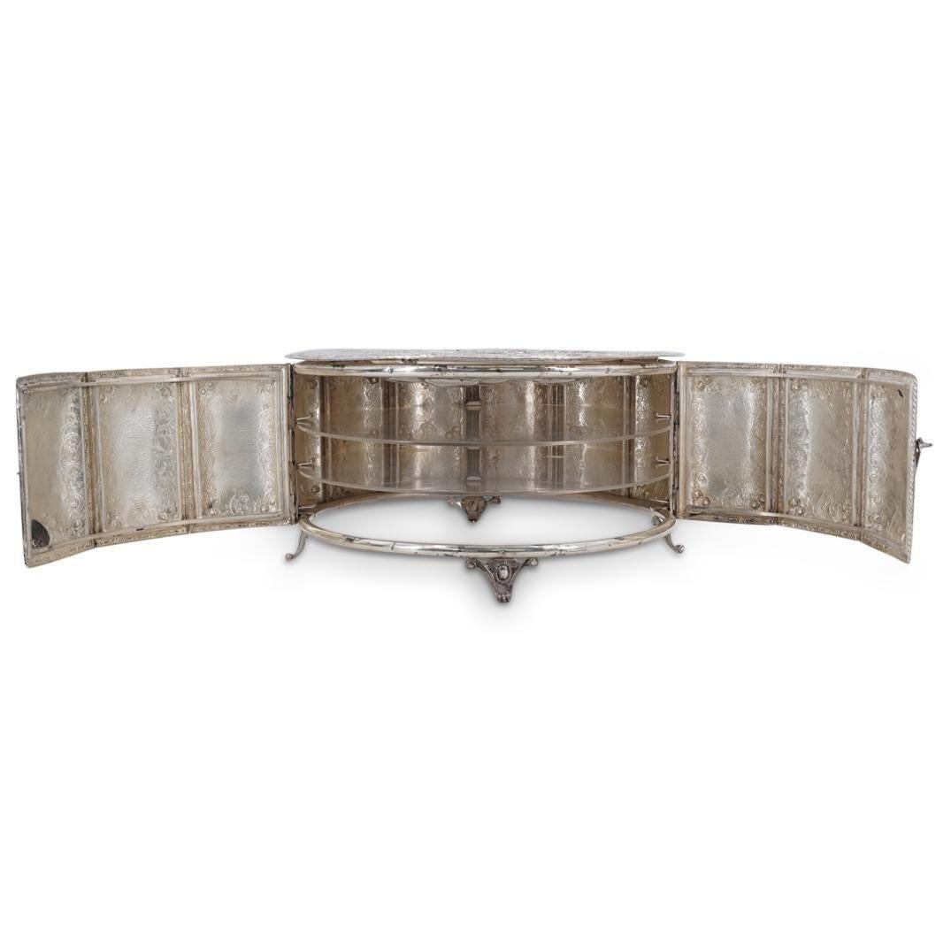 Israeli Sterling Silver Passover Seder Chest and Tray