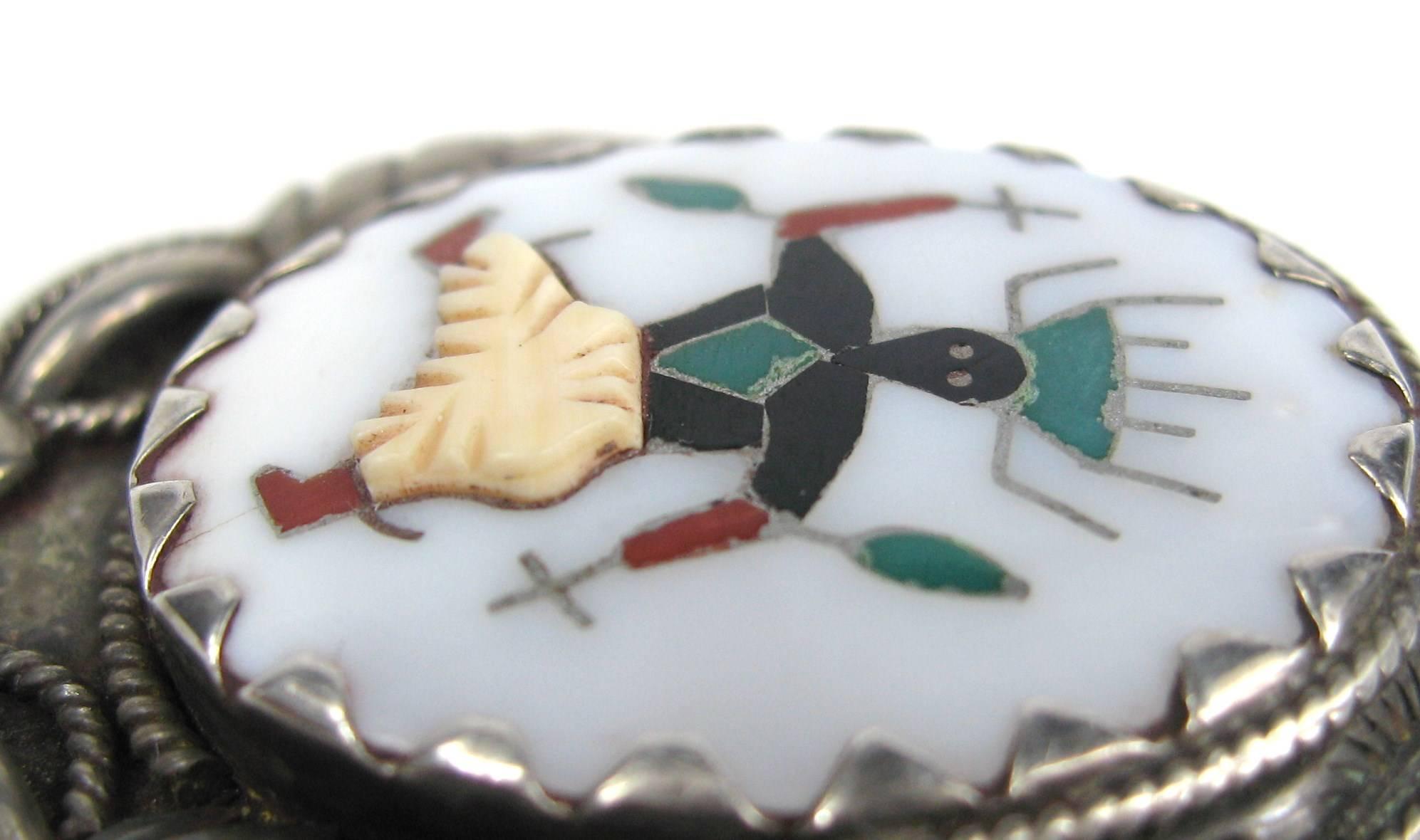 brooch on native