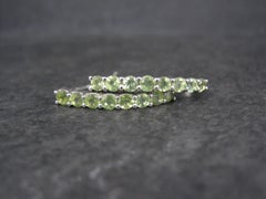 Orecchini in argento con peridoto