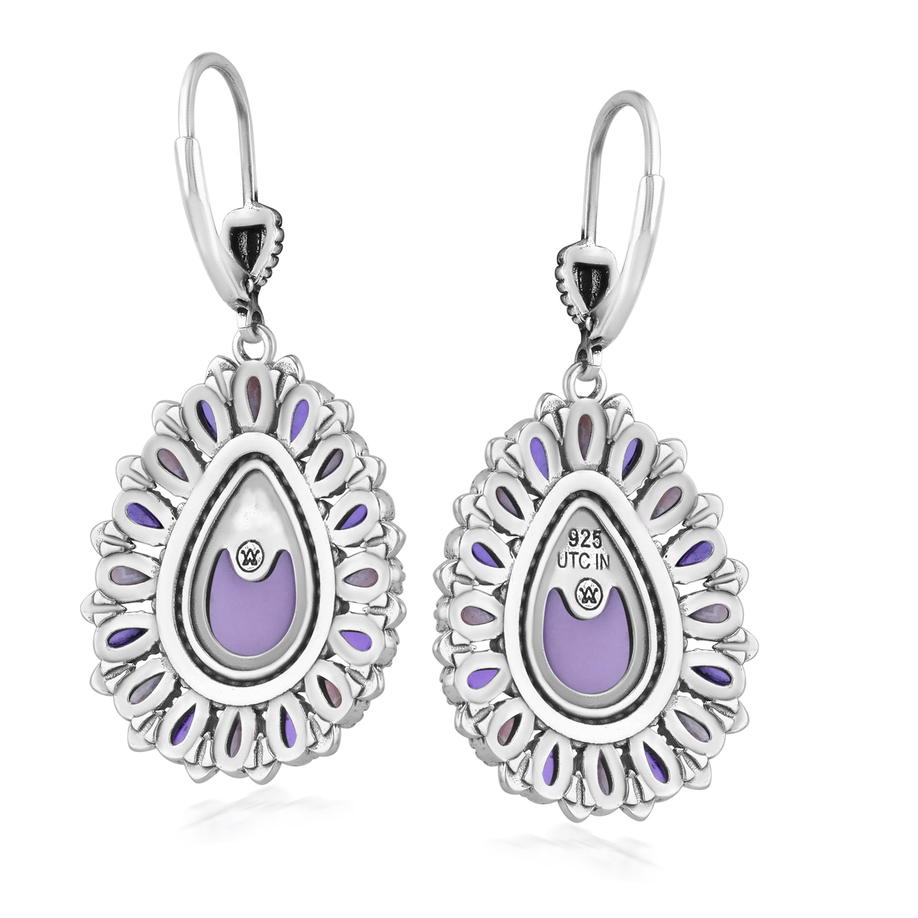 Sterling Silver Phosphosiderite, Rhodochrosite, A… - image 4