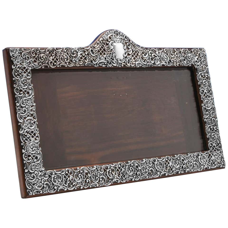 Large Landscape Format Antique Sterling Silver Photograph Frame from ...
