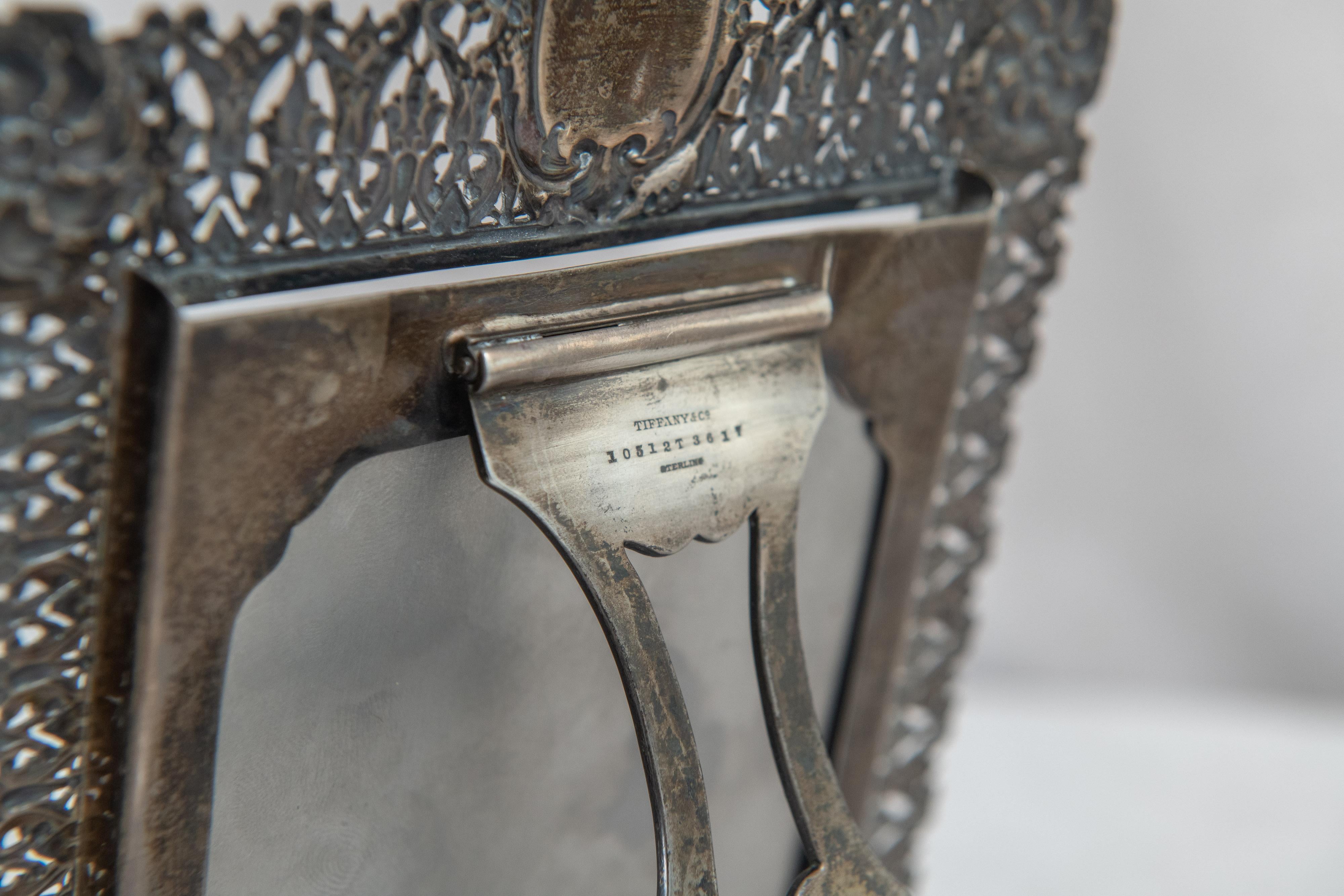 Early 20th Century Sterling Silver Picture Frame by Tiffany Co. ca.1900
