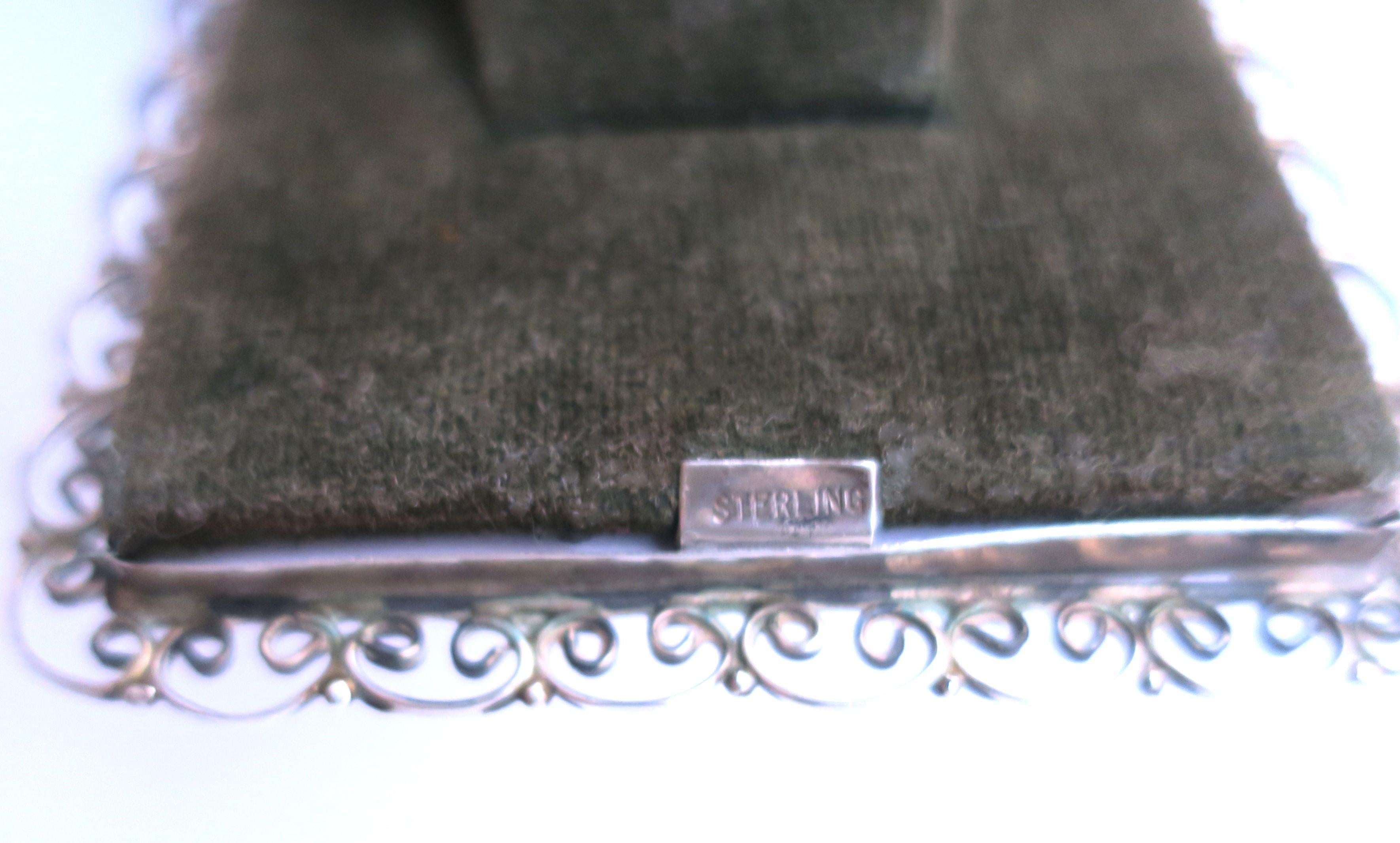 Sterling Silver Picture Frame For Sale 4