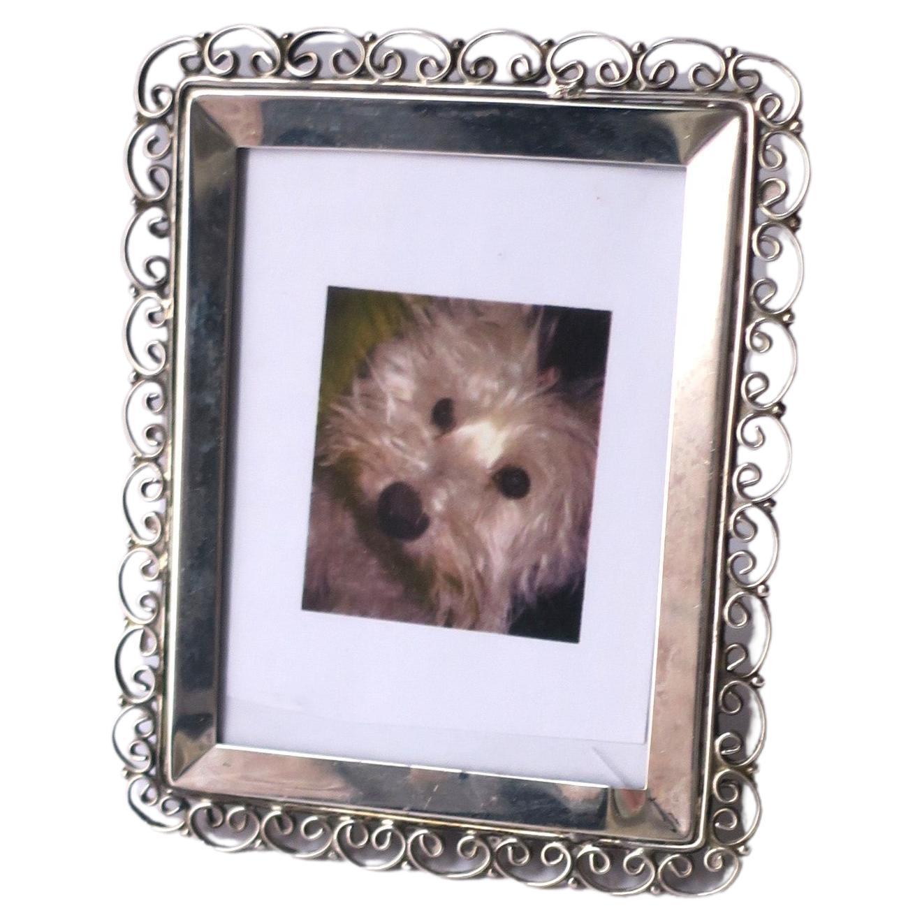 Sterling Silver Picture Frame For Sale