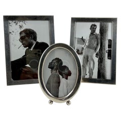 Sterling Silber Bilderrahmen:: S/3:: um 1940-1950