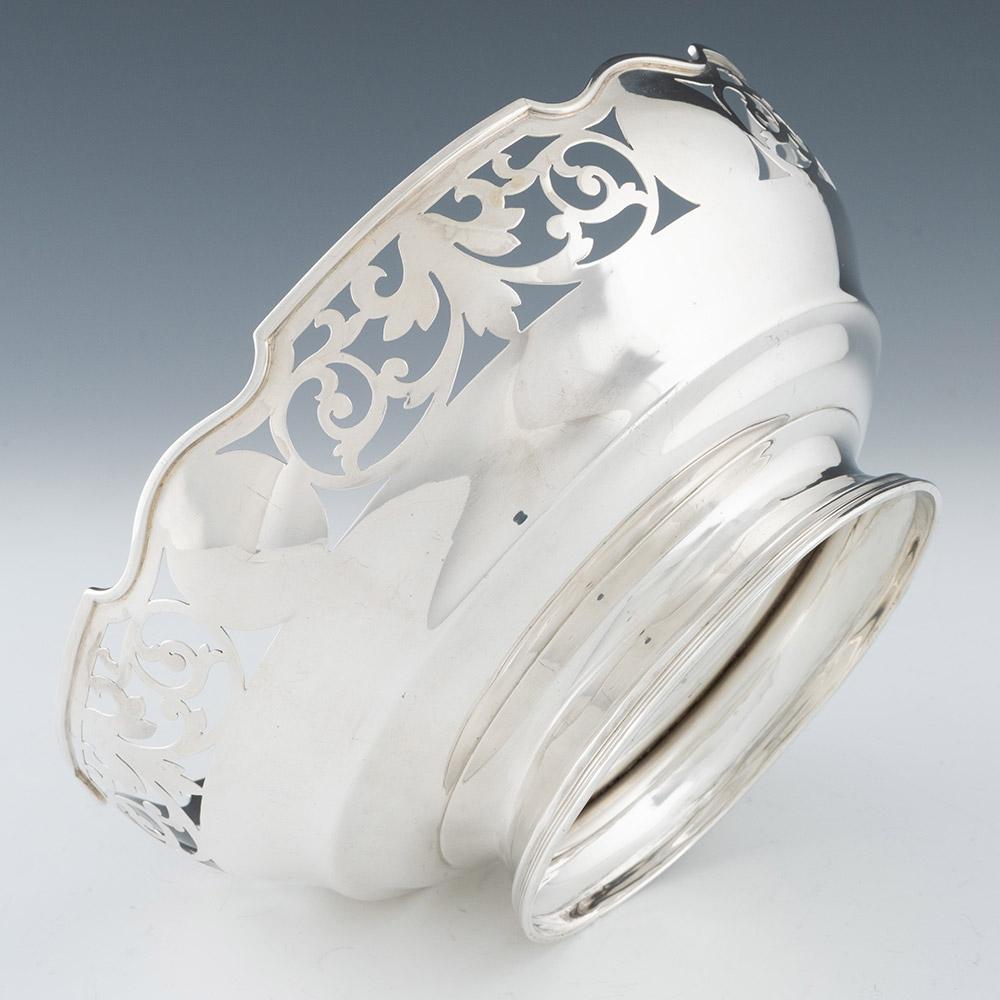 Cuenco calado de plata de ley Glasgow 1910 en Bueno Estado en Tunbridge Wells, GB