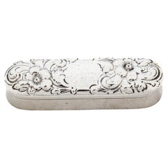 Sterling Silver Pillbox, 1891