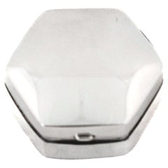 Pastillero de plata de ley