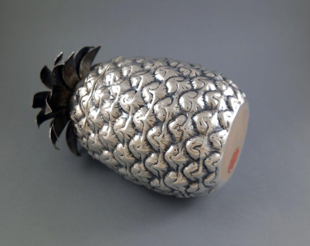Sterling Silver Pineapple Box For Sale 2