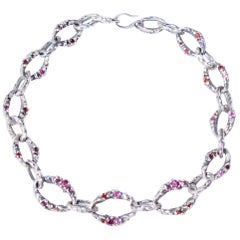Silver Link Necklaces