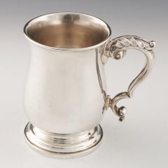 Pichet à pinte en argent sterling Birmingham 1936