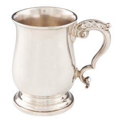 Sterling Silver Pint Tankard Birmingham 1936