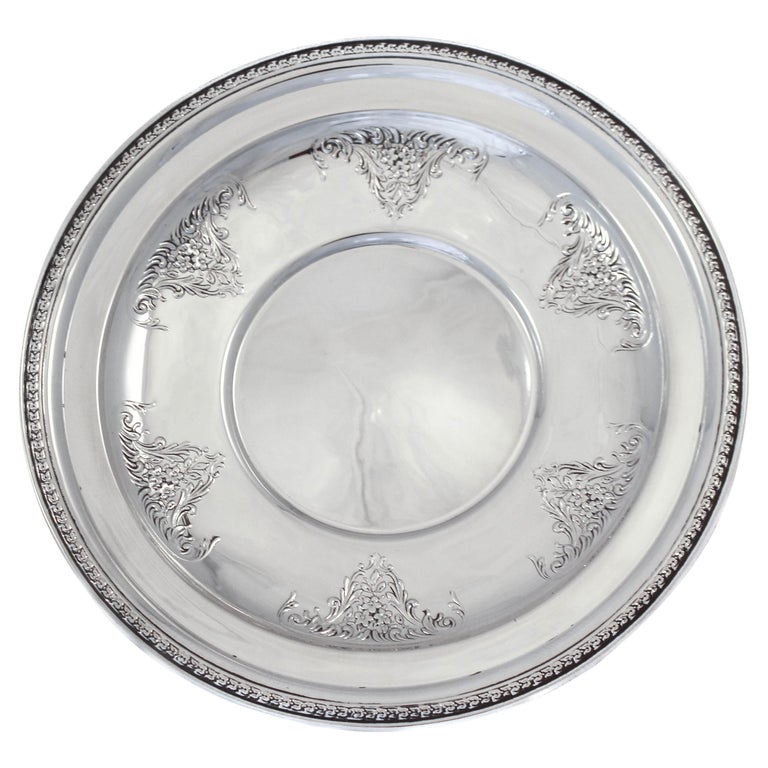 Sterling Silver Plate For Sale at 1stDibs