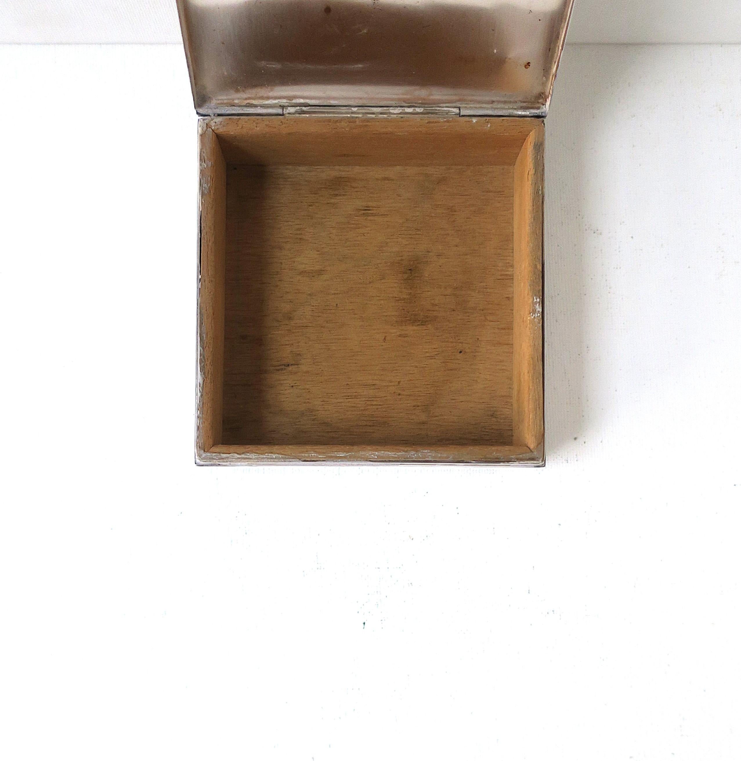 Sterling Silverplate German Box For Sale 4