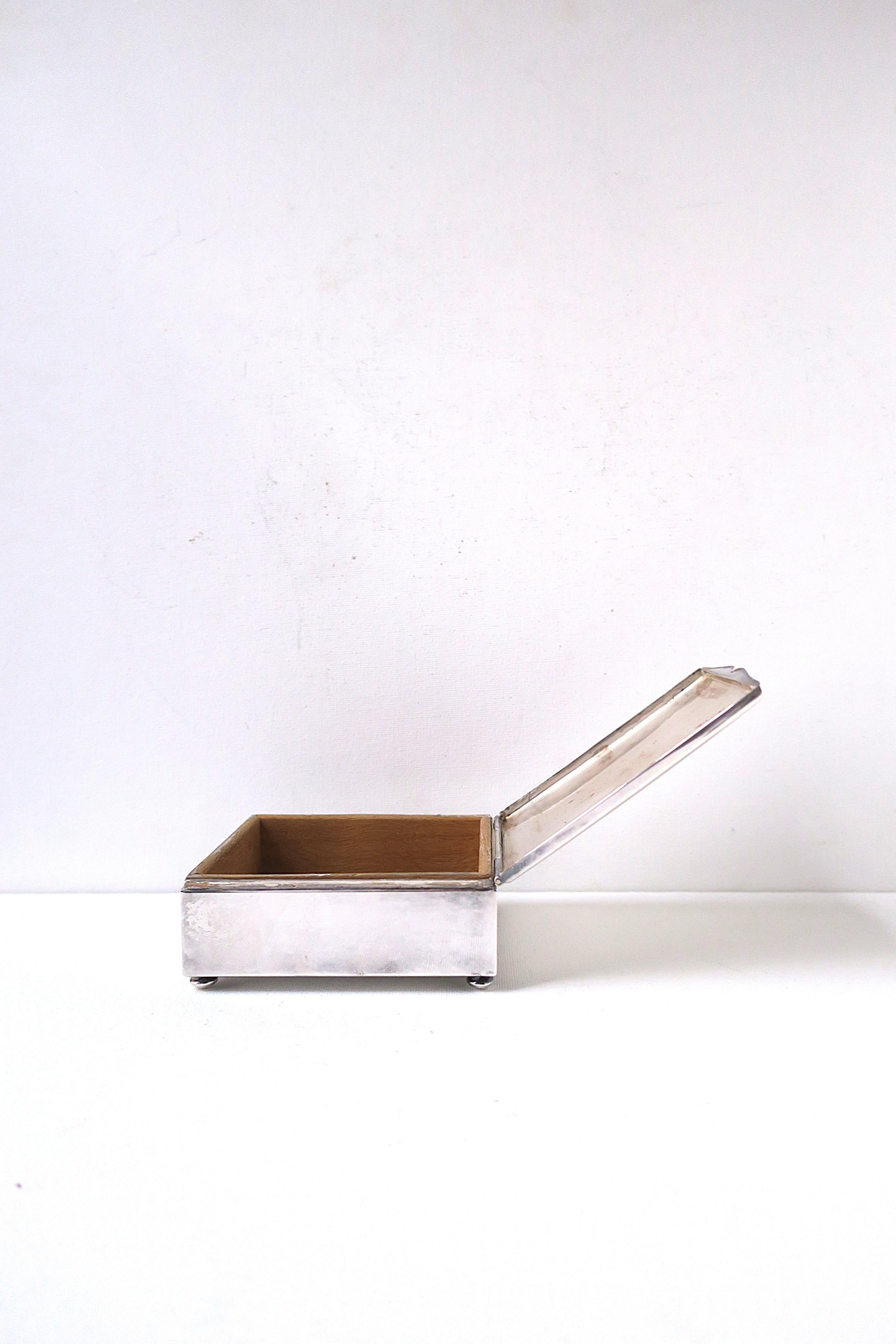 Sterling Silverplate German Box For Sale 5
