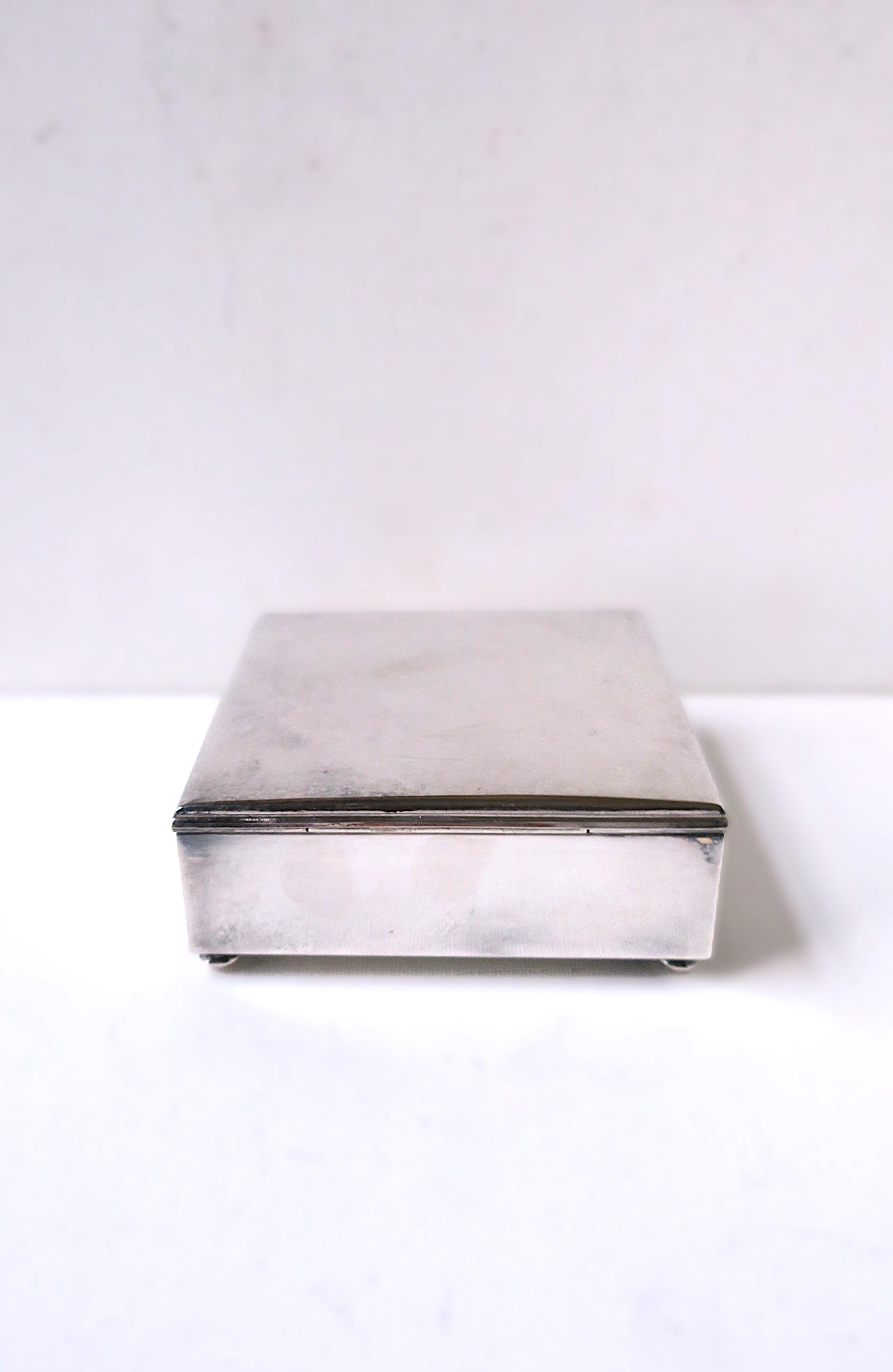 Sterling Silverplate German Box For Sale 6