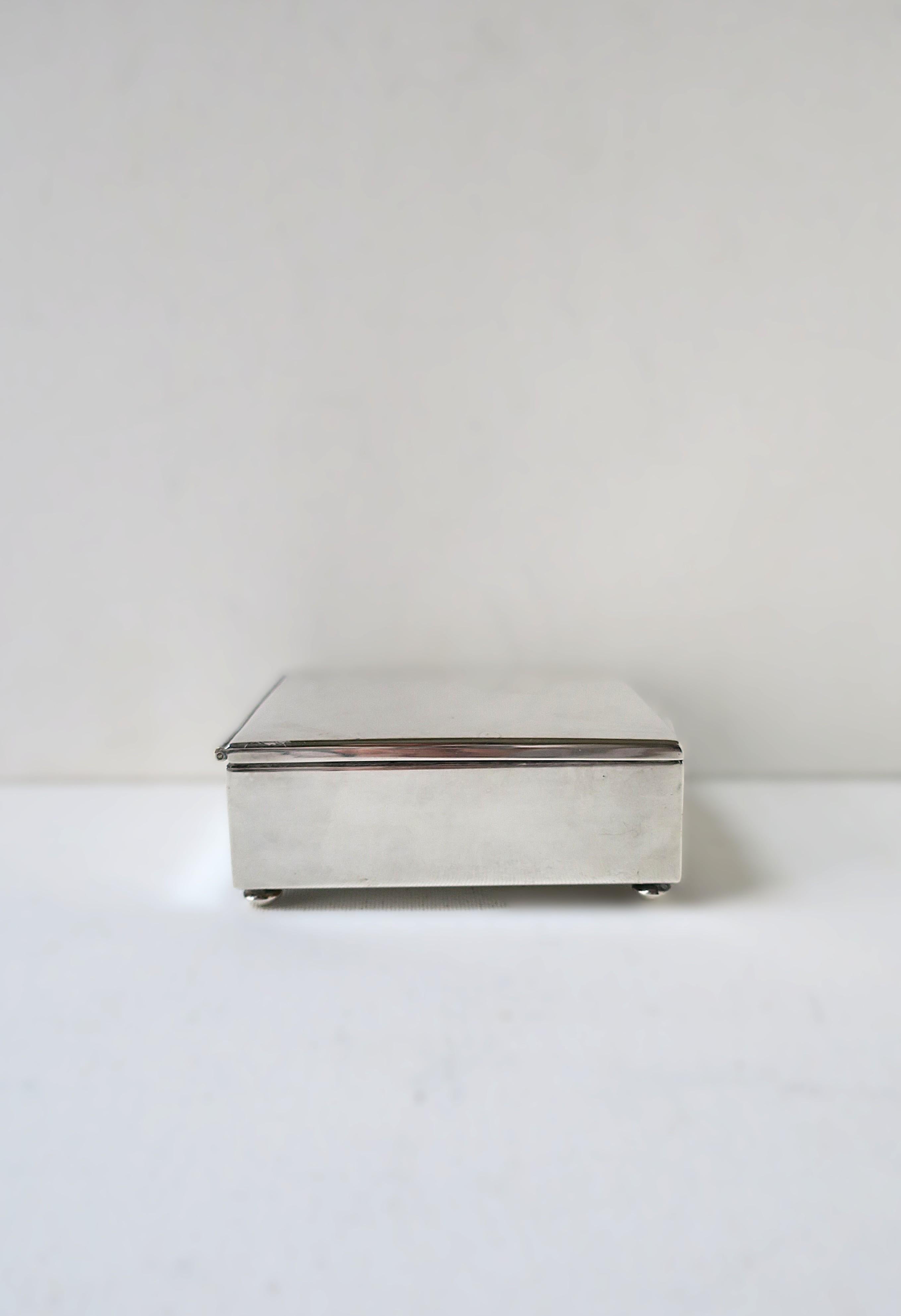 Sterling Silverplate German Box For Sale 7