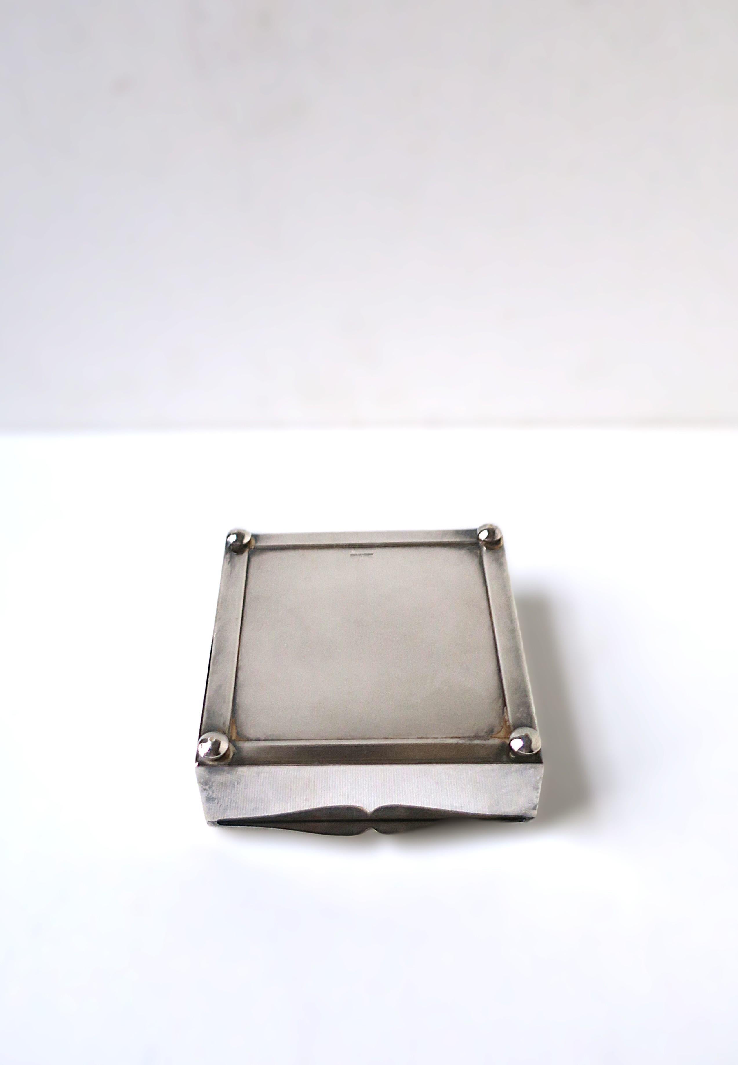 Sterling Silverplate German Box For Sale 8