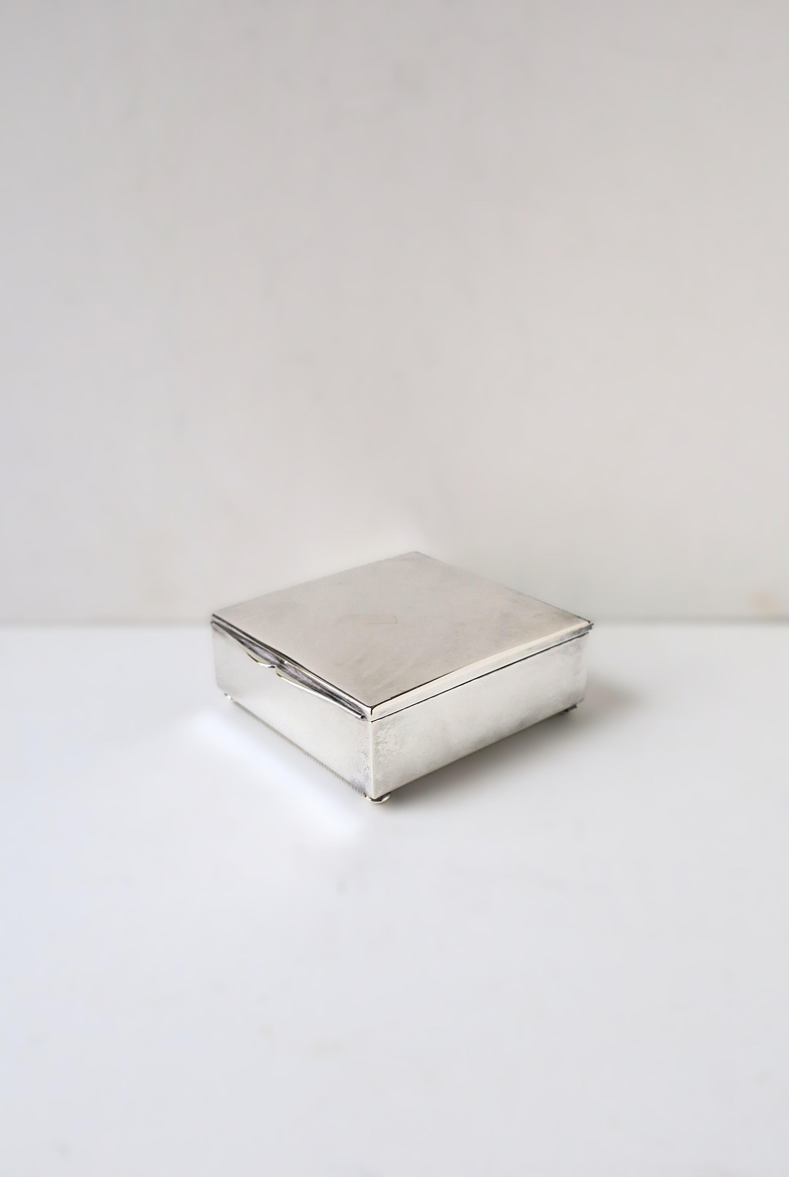 Sterling Silverplate German Box In Good Condition For Sale In New York, NY