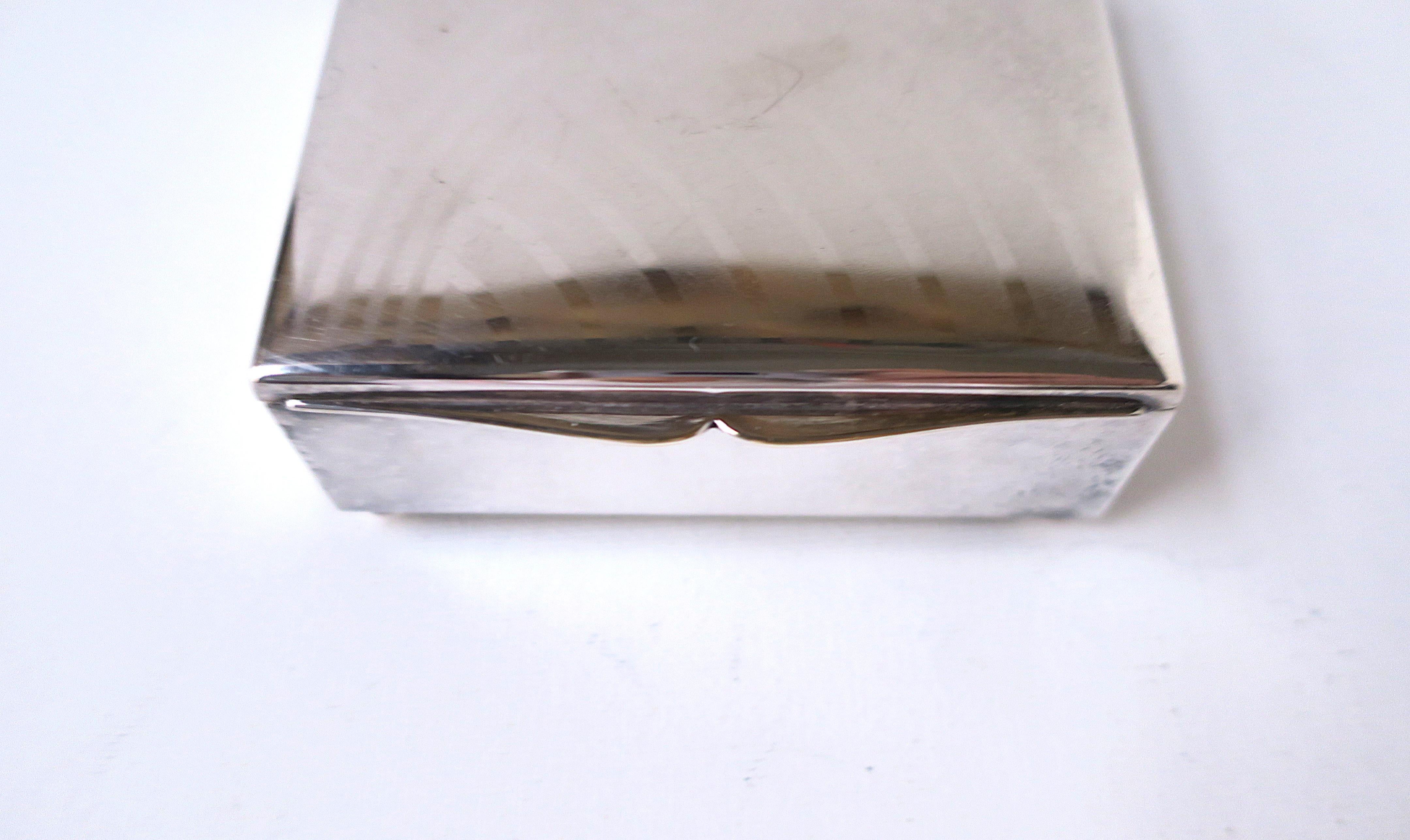 20th Century Sterling Silverplate German Box For Sale