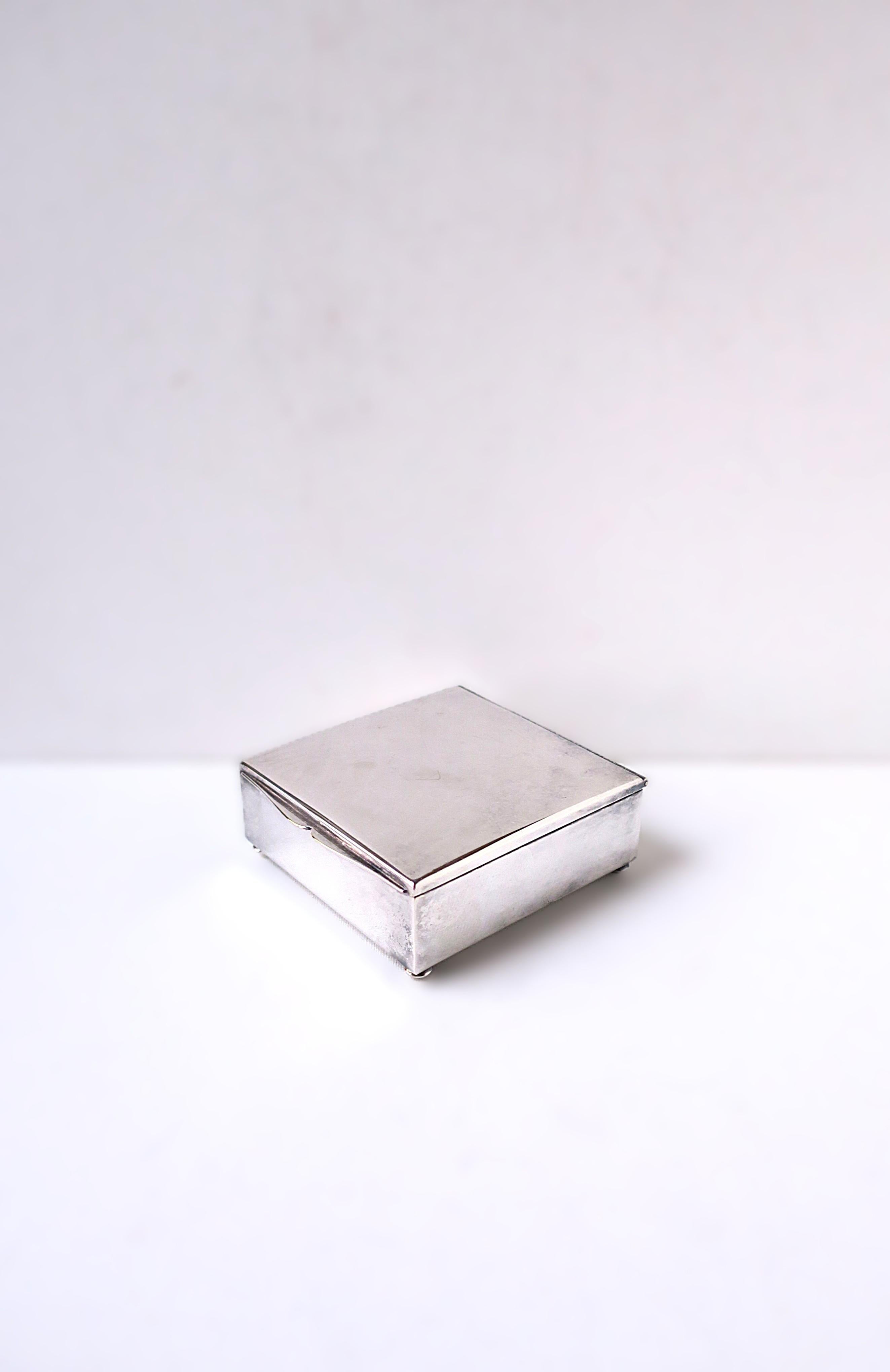Sterling Silverplate German Box For Sale 1