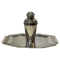 Sterling Silver-Plated Martini Shaker, Large