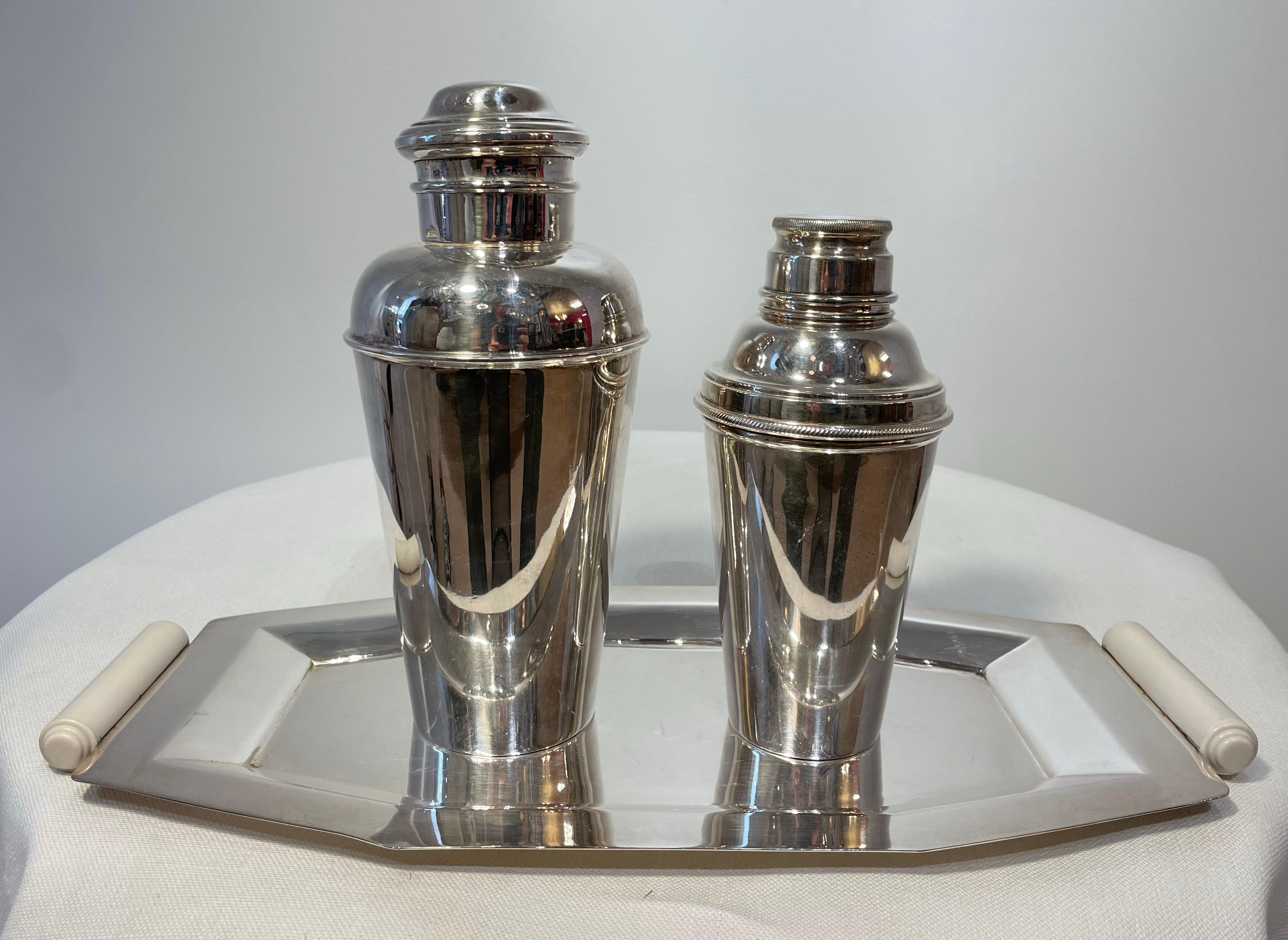 Mid-20th Century Sterling-Silver Plated Martini Shaker, Small