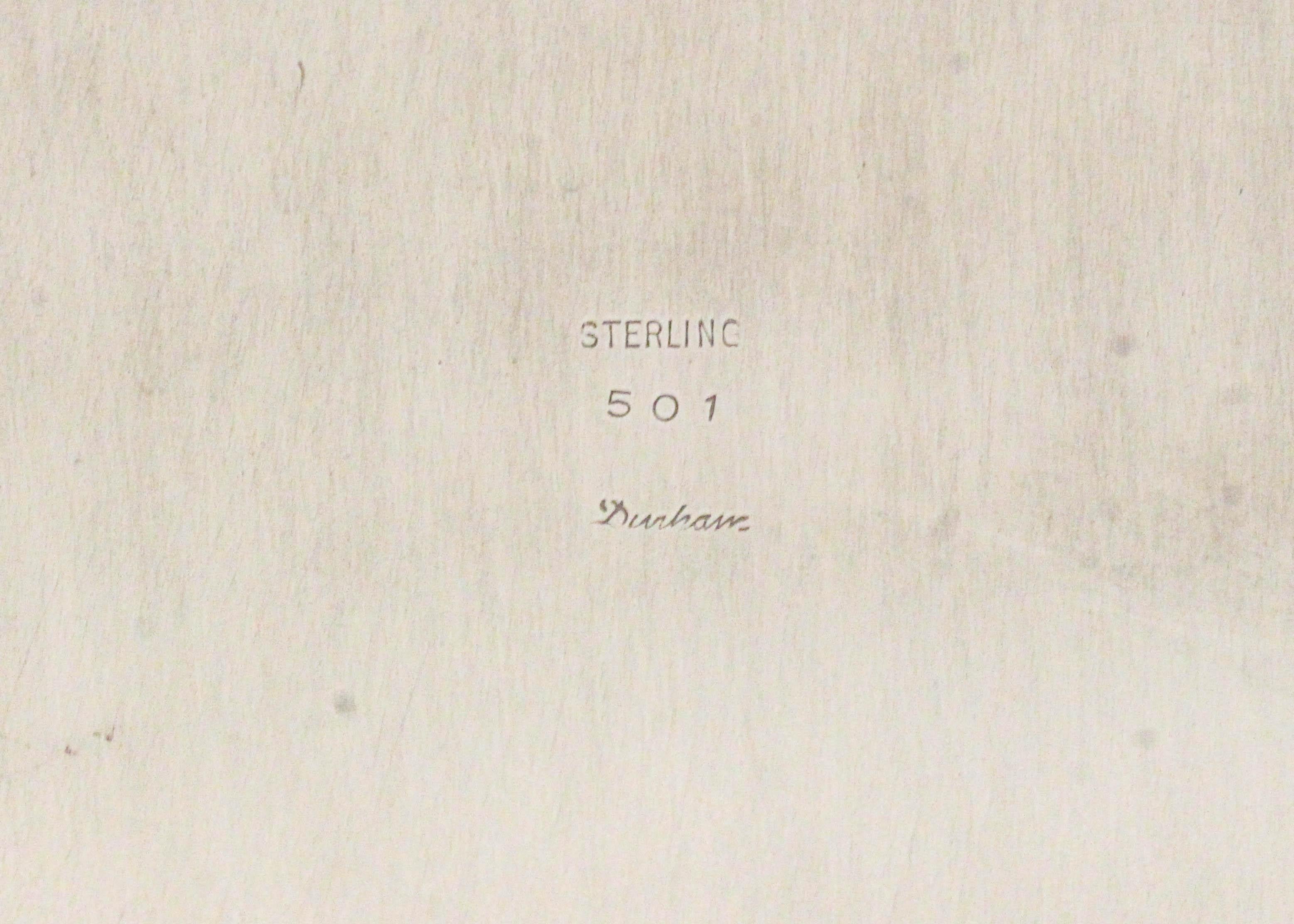 Metà XX secolo Piatto in argento sterling in vendita