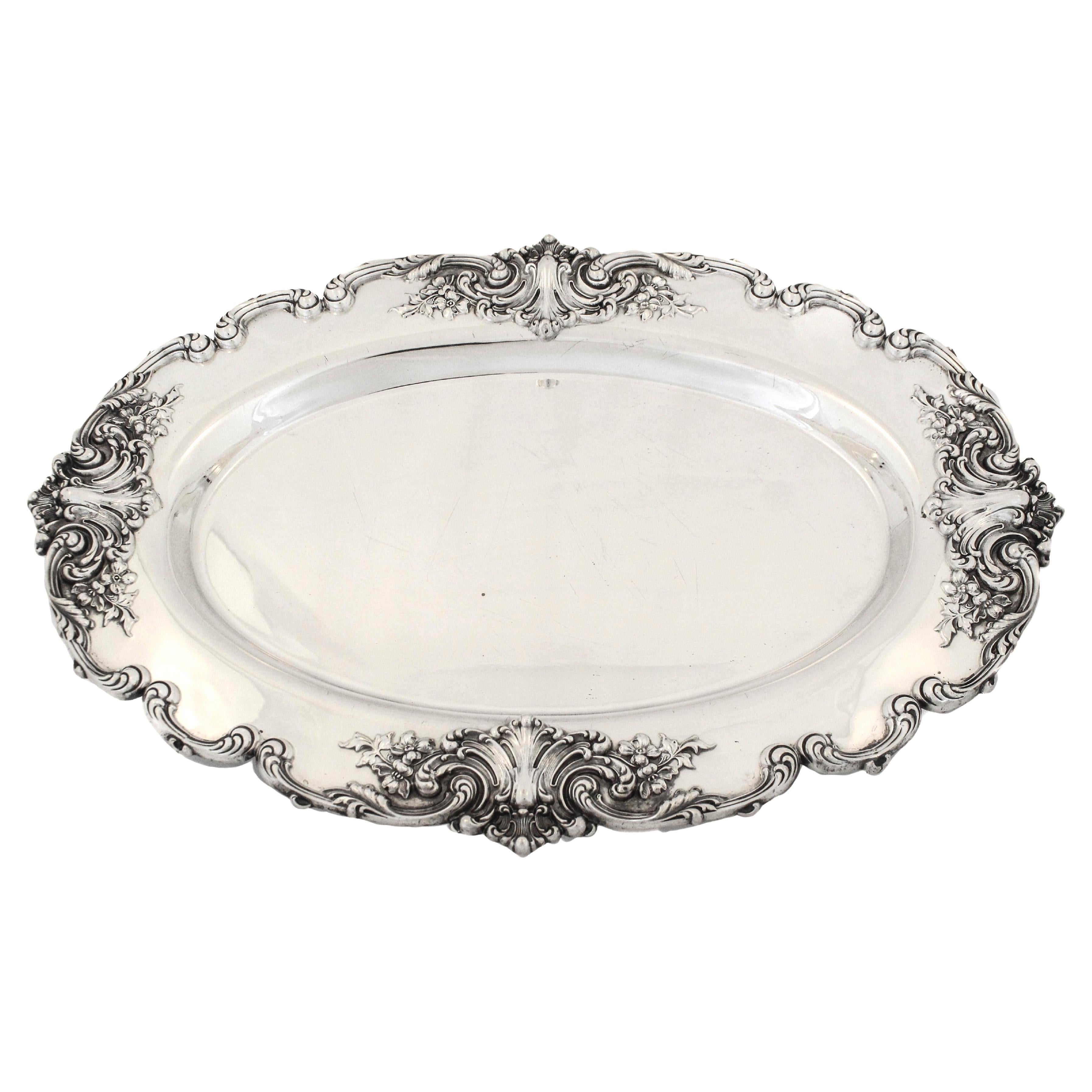 Bandeja de plata de ley en venta
