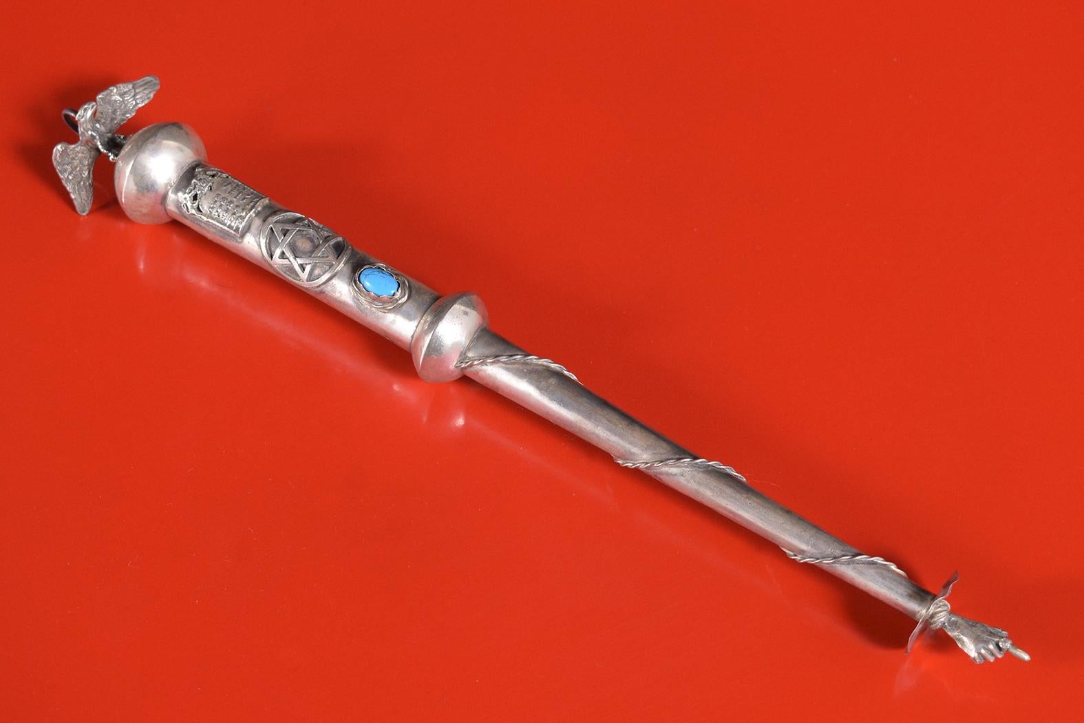 Hand-Crafted Sterling Silver Torah Pointer