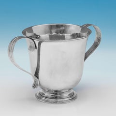 Antiker Sterlingsilber-Porringer von Hester Bateman, George III., London, 1780