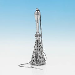 Support pour Posey ou Tussy Mussy en argent sterling de 1878