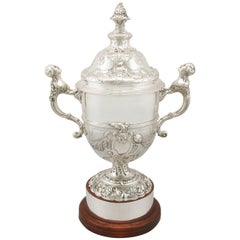 Sterling Silver Presentation Cup and Cover, Antique George V