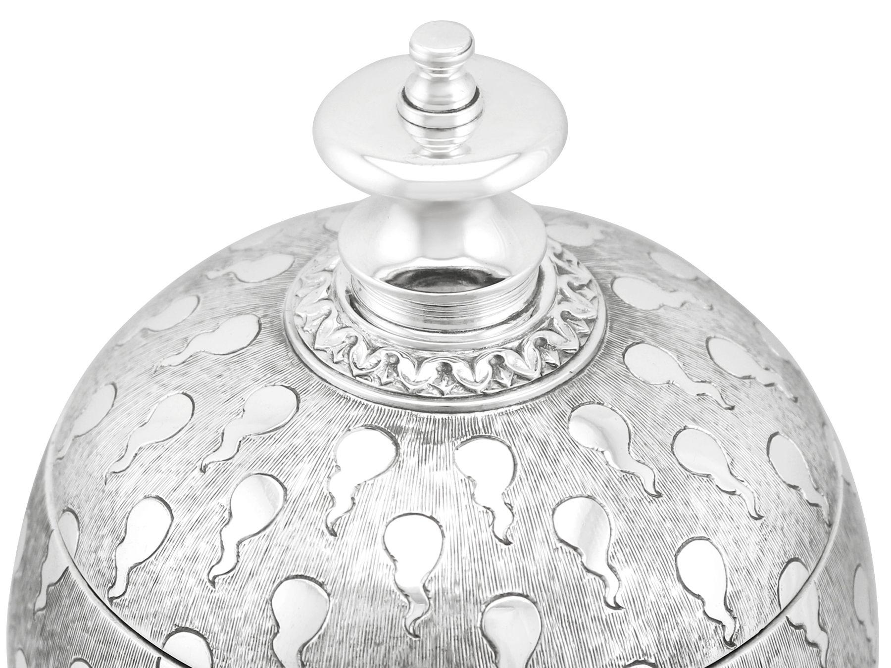 Late 20th Century Vintage Sterling Silver Presentation Cup and Cover