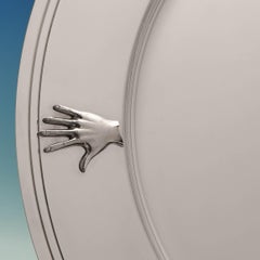 Stock Exchange Interest - Large Sterling Silver Centrepiece or Plate by Garrard