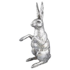 Sterling Silver Rabbit Box
