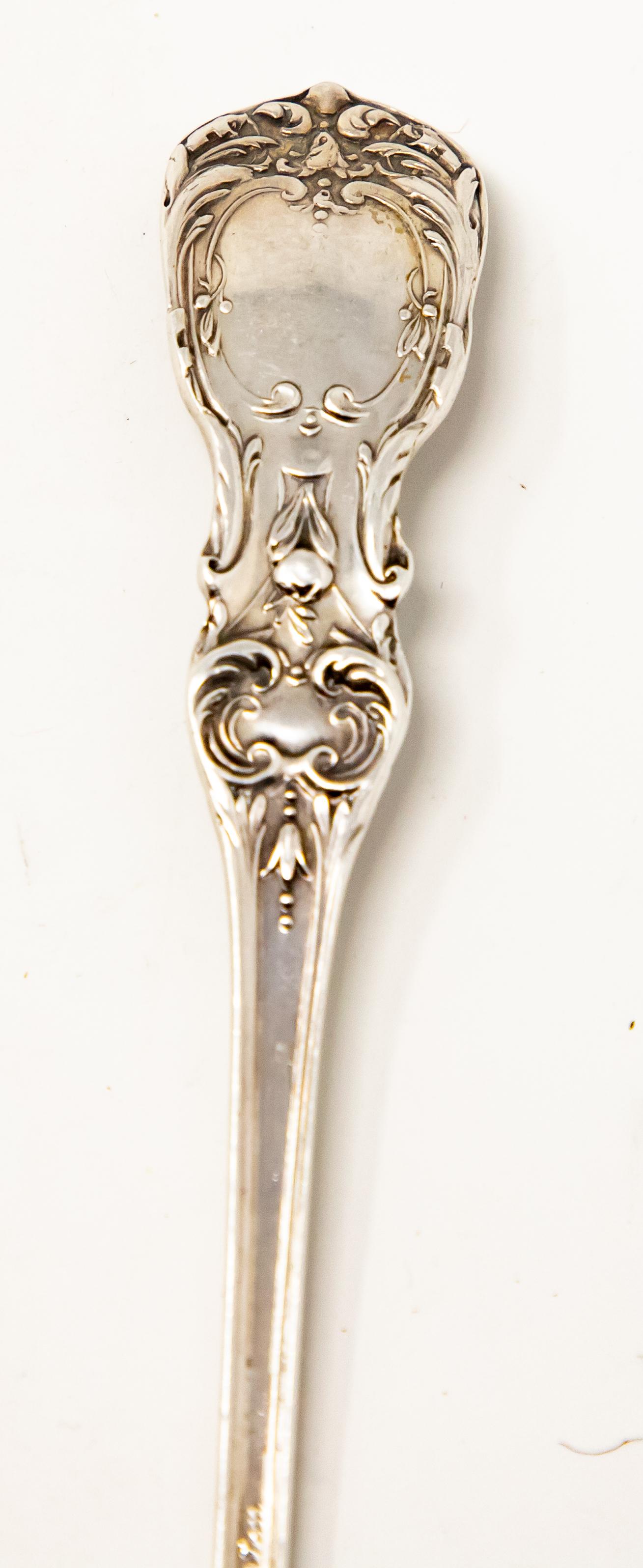 American Sterling Silver Reed and Barton Cocktail Fork For Sale