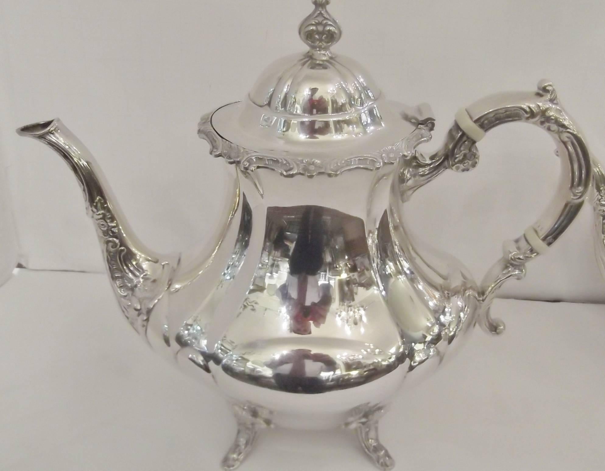 American Sterling Silver Reed and Barton Tea Set