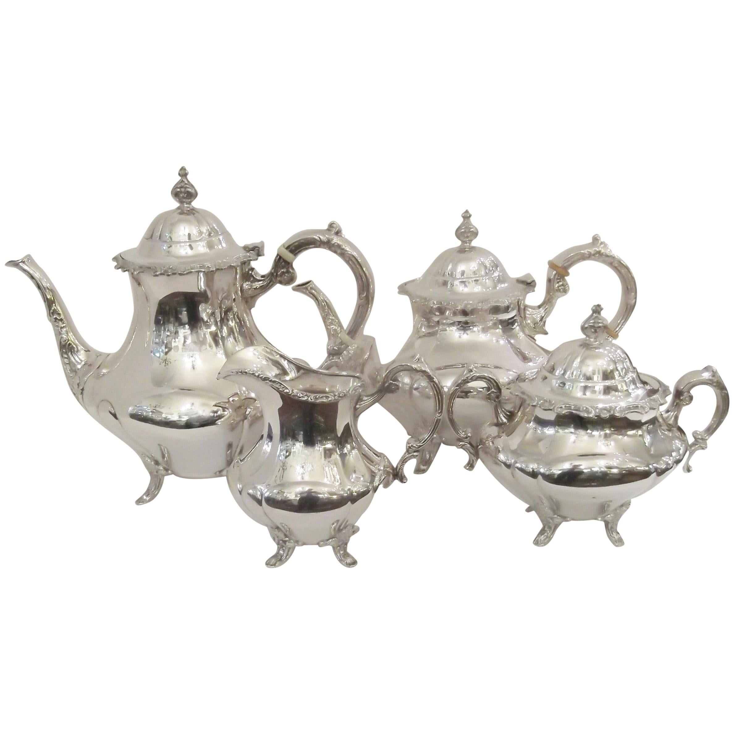 Sterling Silver Reed and Barton Tea Set