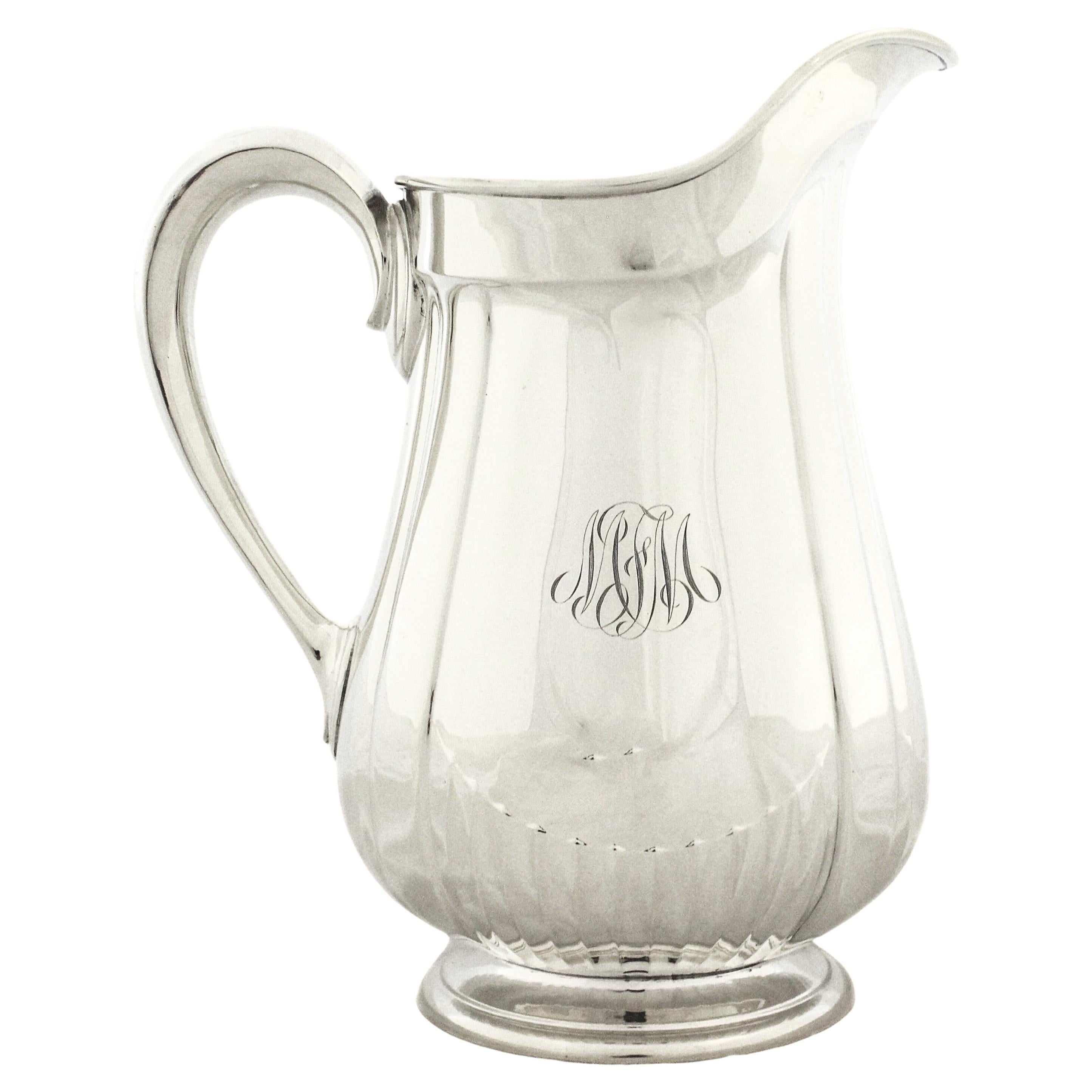 Sterling Silver Reed and Barton Water Pitcher im Angebot