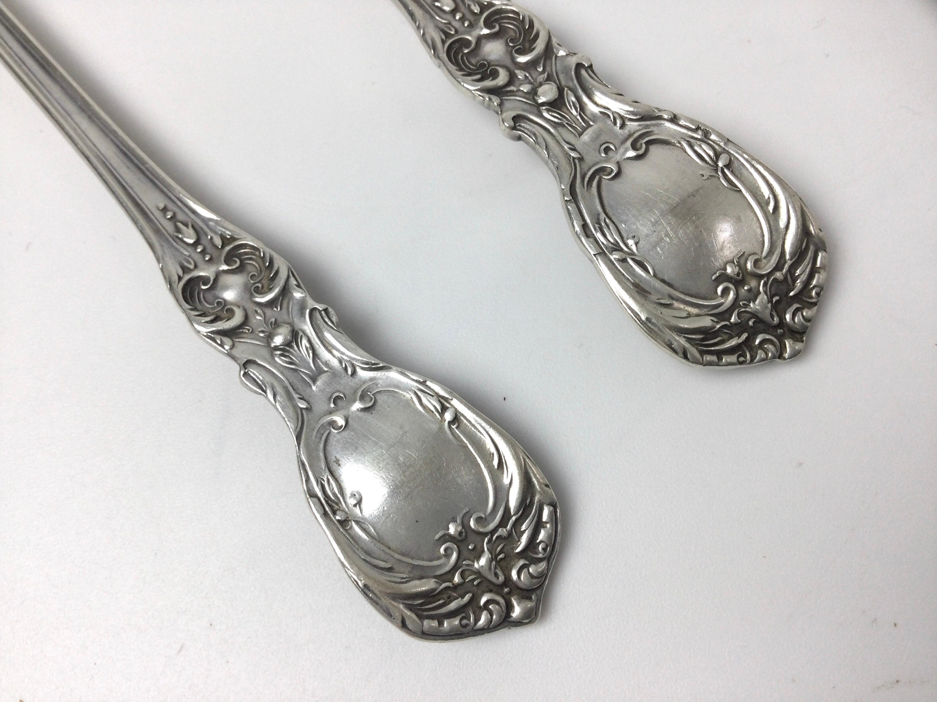 Sterling Silver Reed & Barton Francis i Iced Tea Spoon Set of Six 1